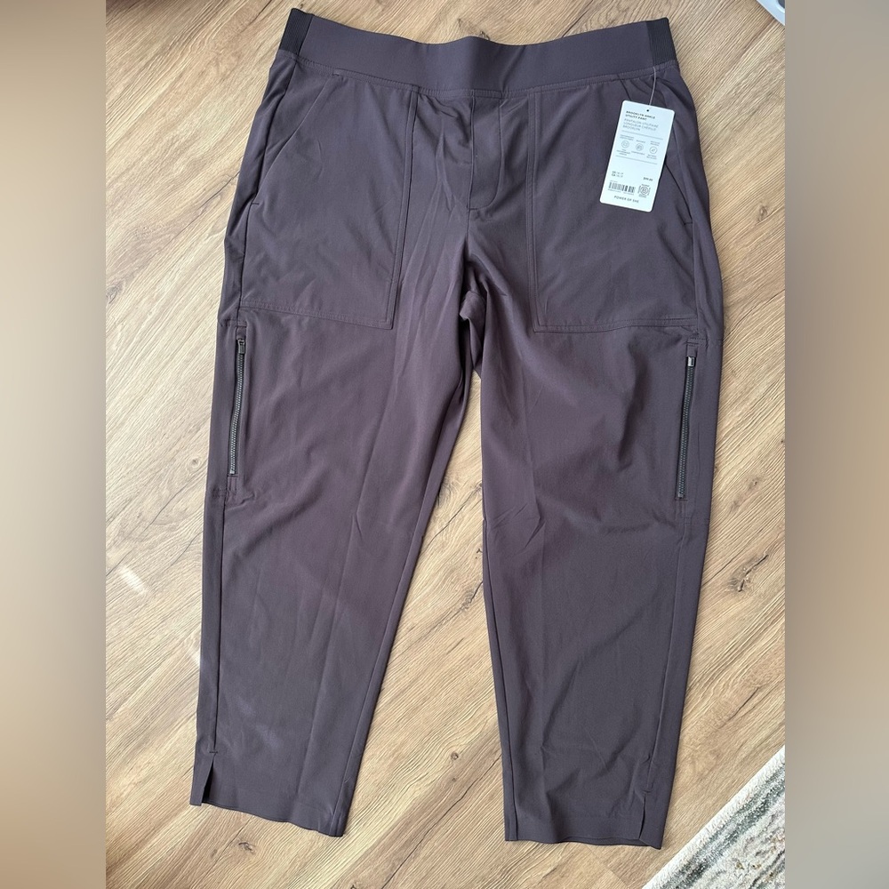 Athleta Brooklyn ankle utility pant. Brown size Size 14P